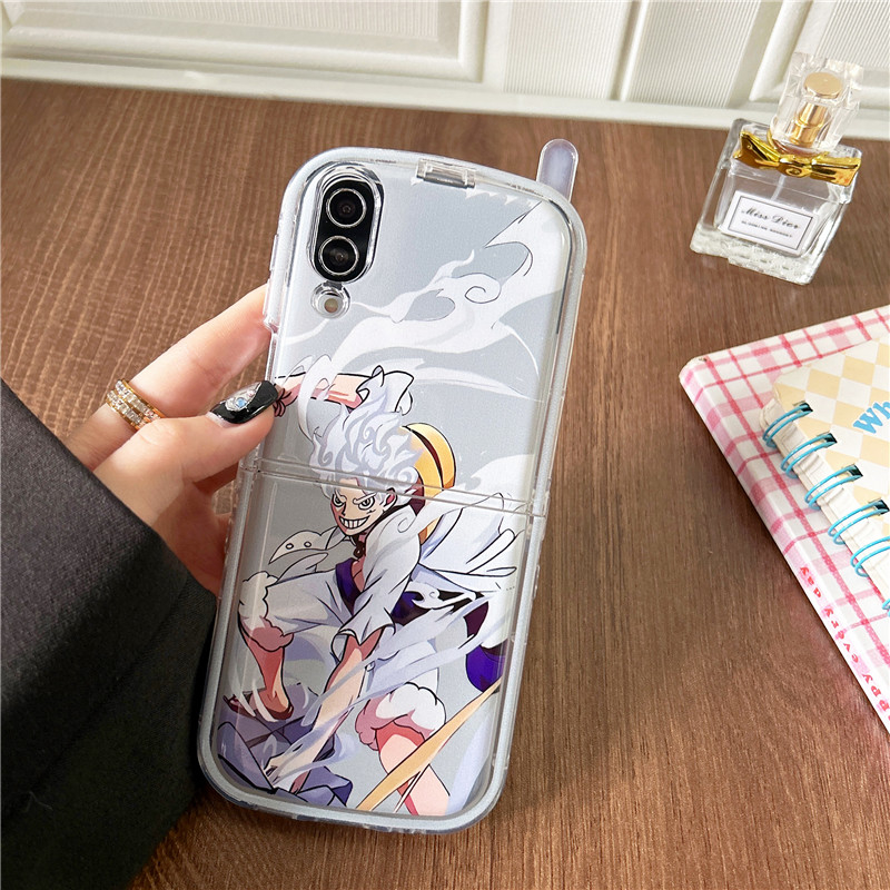 Phone Cases One Piece - クールな日本のアニメワンピース ニカ ルフィ ギア5 ロロノア・ゾロ スマホケース