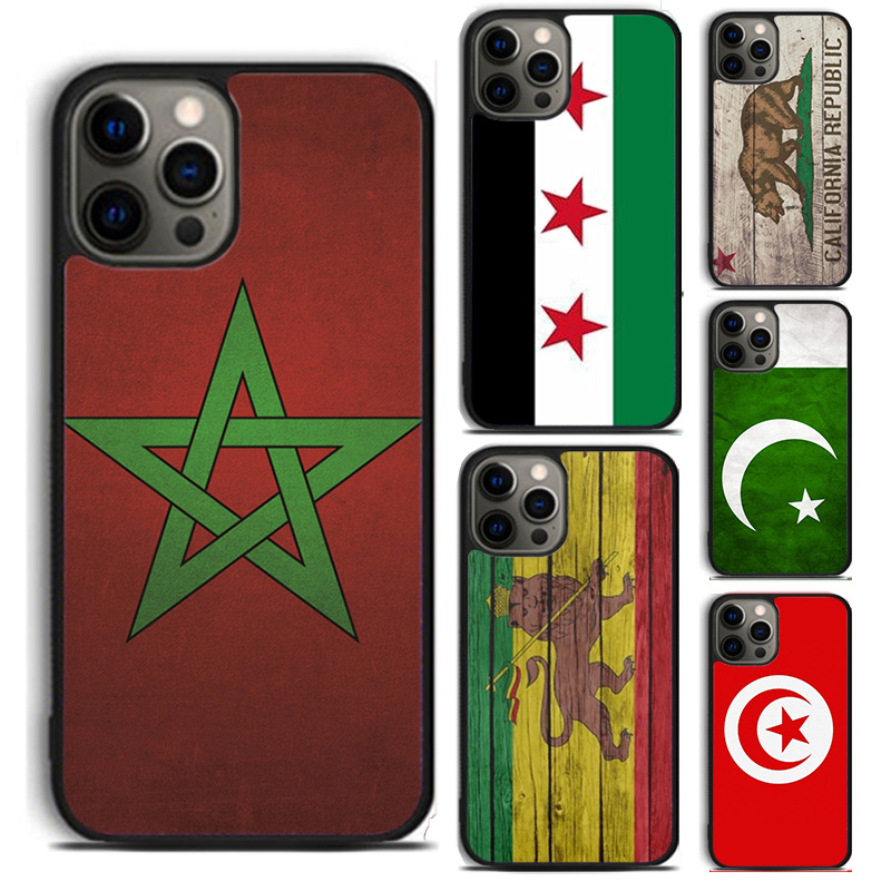 Phone Cases Pakistan - モロッコ、シリア、パキスタン、チュニジア、ベネズエラの国旗柄のiPhoneケース、iPhone 17 Air、16、15、14 Plus、Apple 16、11、12、13 Pro用カバー