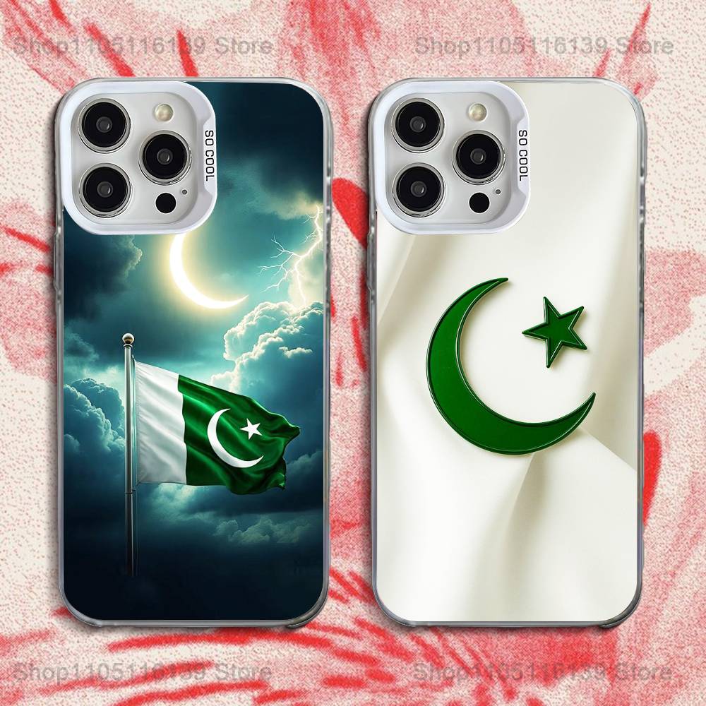 Phone Cases Pakistan - パキスタンパスポート旗柄iPhoneケース（iPhone 17、16、15、14、13、12、11、Mini、Pro、E、MAX対応）ホワイトキャンディマット耐衝撃カバー