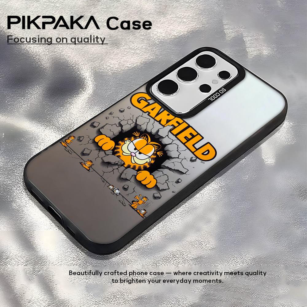 Cute Cartoon Case - G-ガーフィールドアニメかわいいスマホケース サムスン Galaxy S25 Edge S24