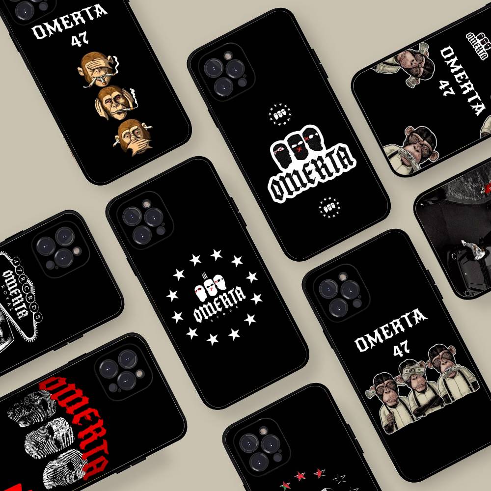 Phone Cases Amazon - 高級オメルタス・メース47ブラックソフトフォンケース iPhone 16 15 14 13