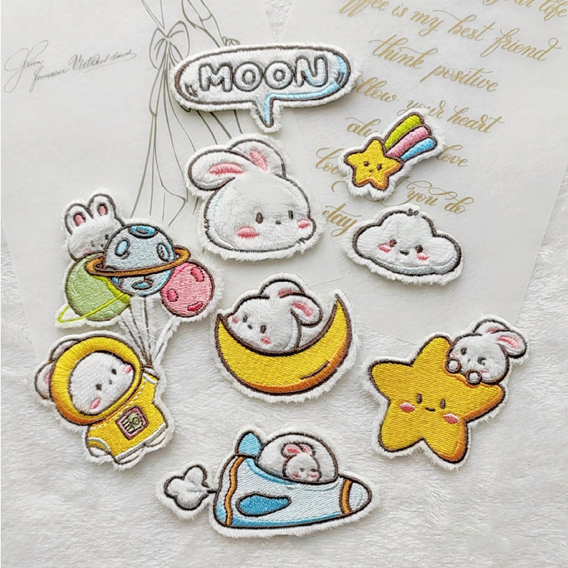 Phone Cases The Dairy - 子供のための漫画の動物の絵のパッチ,自己粘着性の刺繍パッチ,ジーンズのアップリケ,装飾的な電話ケース,バックパック