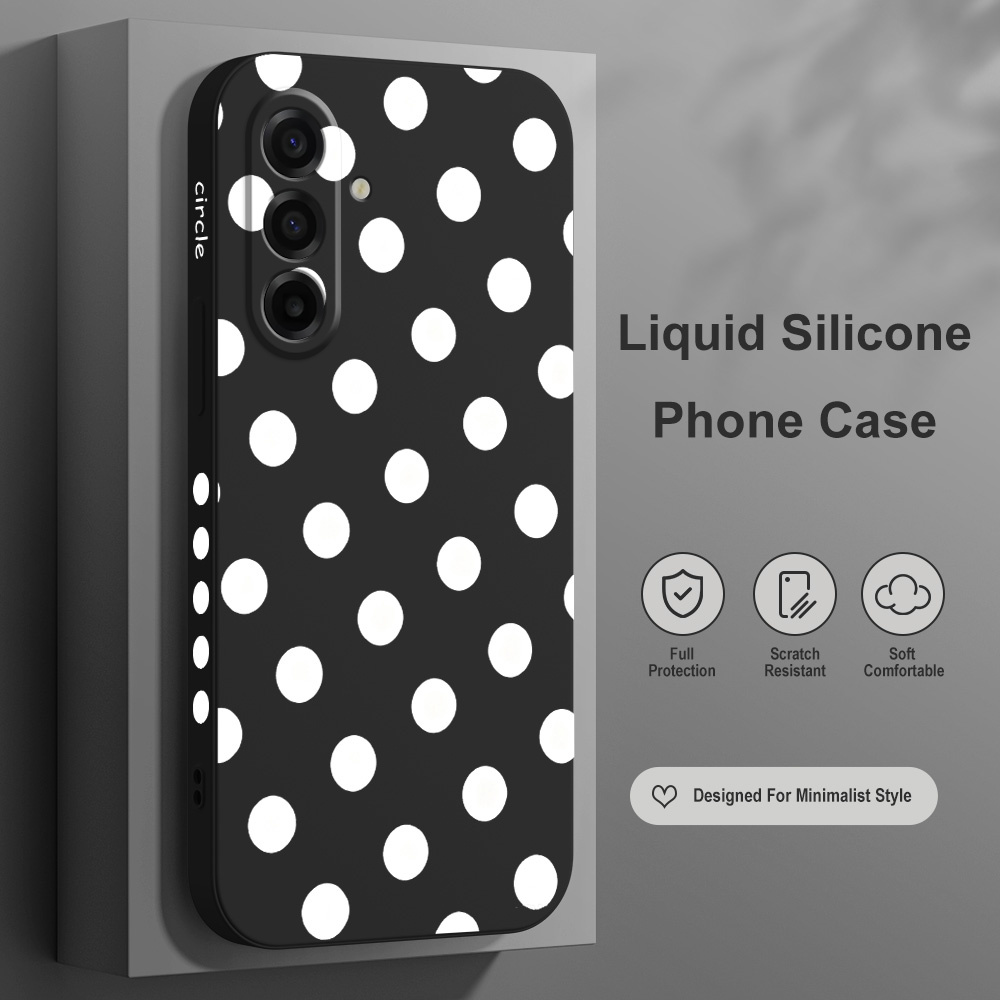 Phone Cases For Samsung A14 - ラウンドドットフォンケース サムスンギャラクシー A57 A37 A27 A17