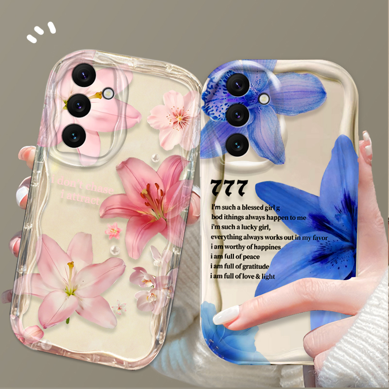 美しいピンクのユリ柄スマホケース Samsung Galax - Phone Cases Samsung A14 のレビューと価格