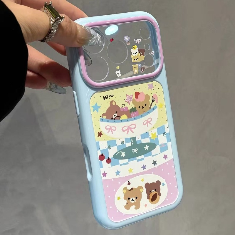 かわいい漫画アニメリラックマベアフラワーミッフィーラビットi - Cute Cartoon Case のレビューと価格