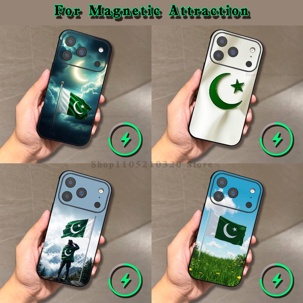 パキスタンパスポート旗柄のiPhoneケース（17、16、1 - Phone Cases Pakistan のレビューと価格