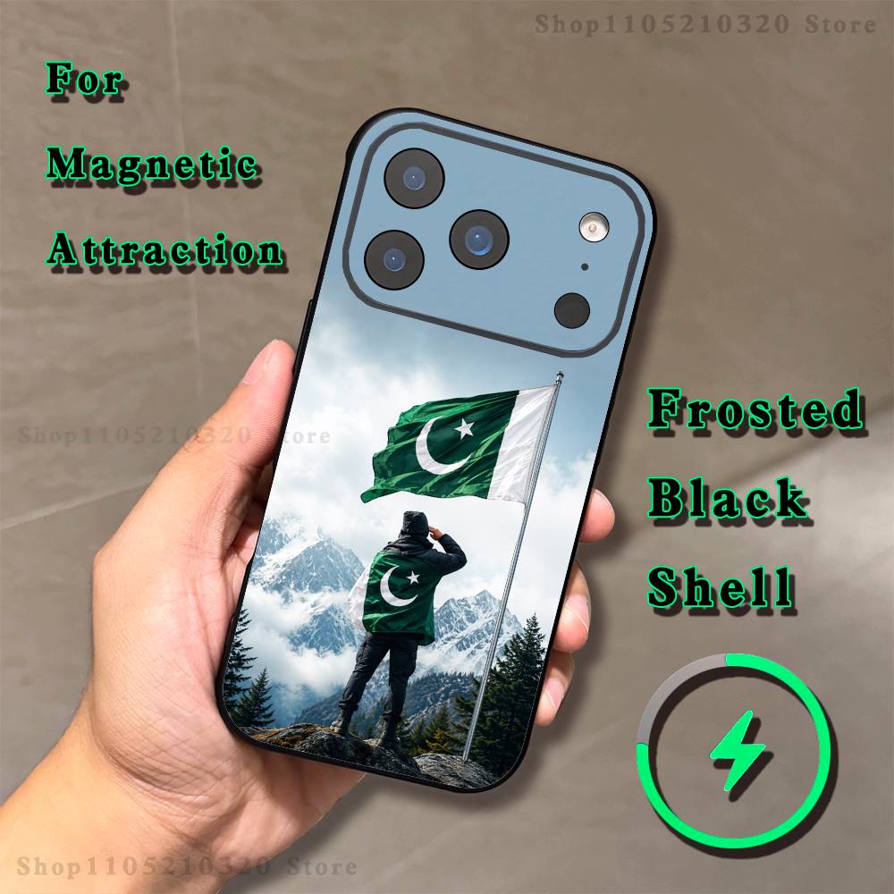 パキスタンパスポート旗柄のiPhoneケース（17、16、1 - Phone Cases Pakistan のレビューと価格