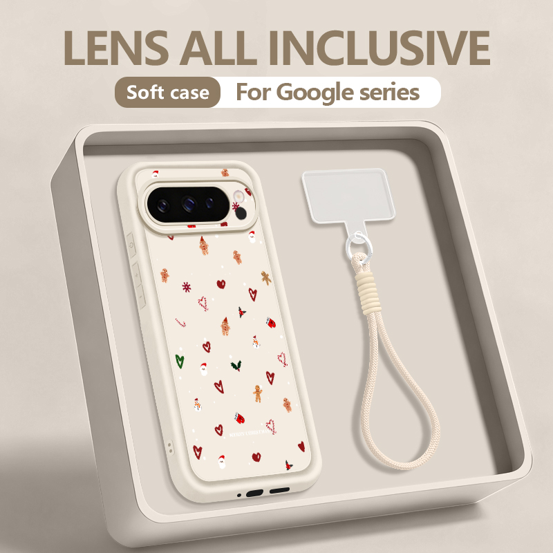 クリスマスハート柄スマホケース Google Pixel 1 - Phone Cases Pixel 9A のレビューと価格