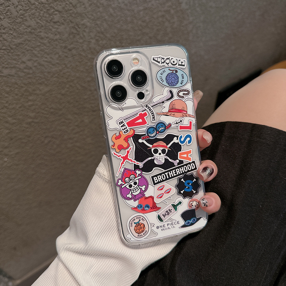 ファッションジャパンアニメワンピース ニカ ルフィ 透明スマ - Phone Cases One Piece のレビューと価格