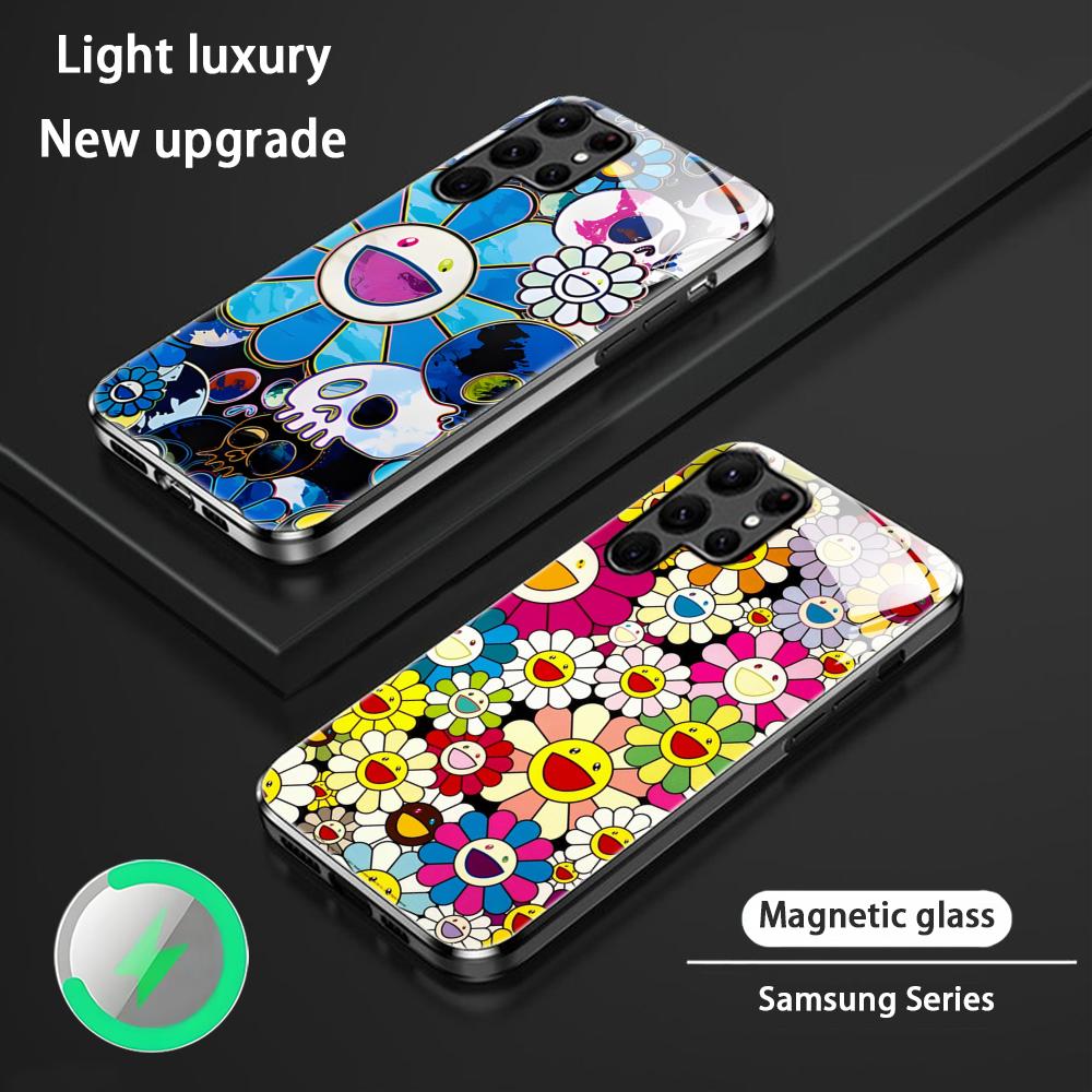 ひまわり日本絵画M-村上隆風スマホケース サムスンS26 S - Phone Cases Amazon のレビューと価格