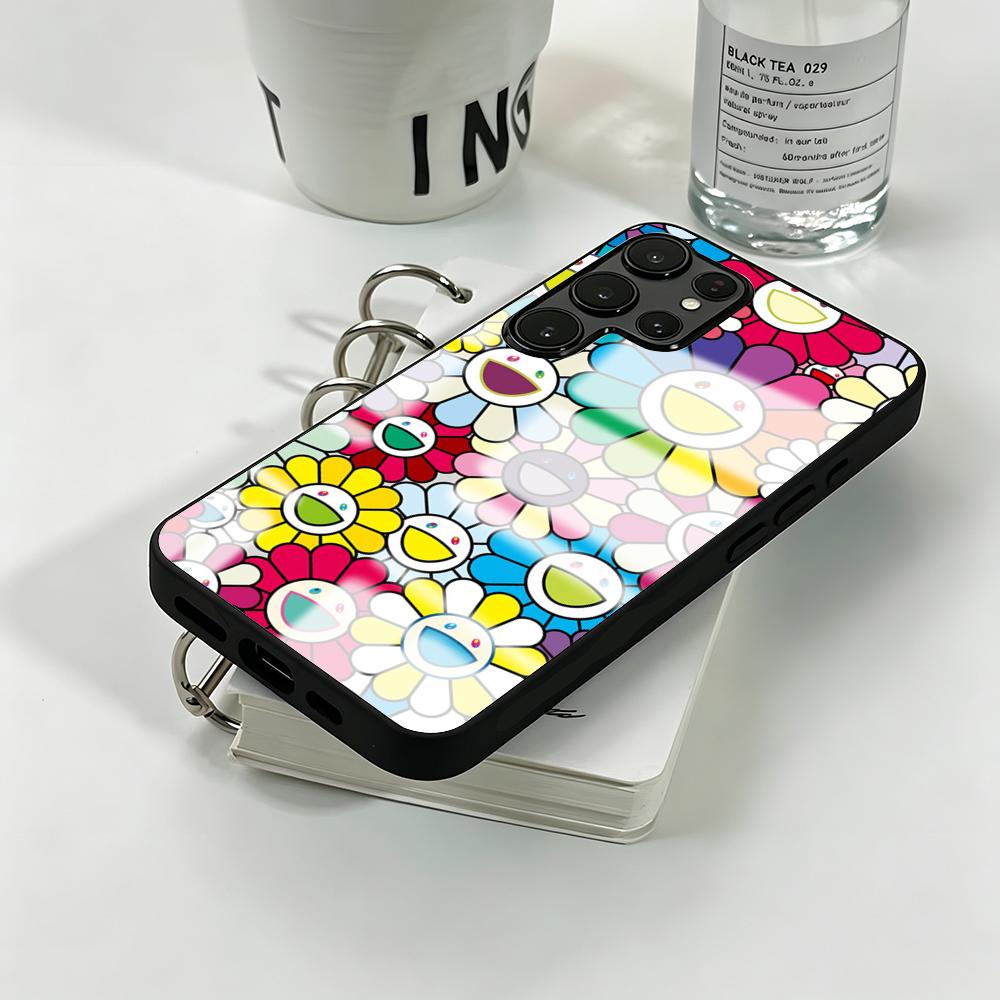 ひまわり日本絵画M-村上隆風スマホケース サムスンS26 S - Phone Cases Amazon のレビューと価格
