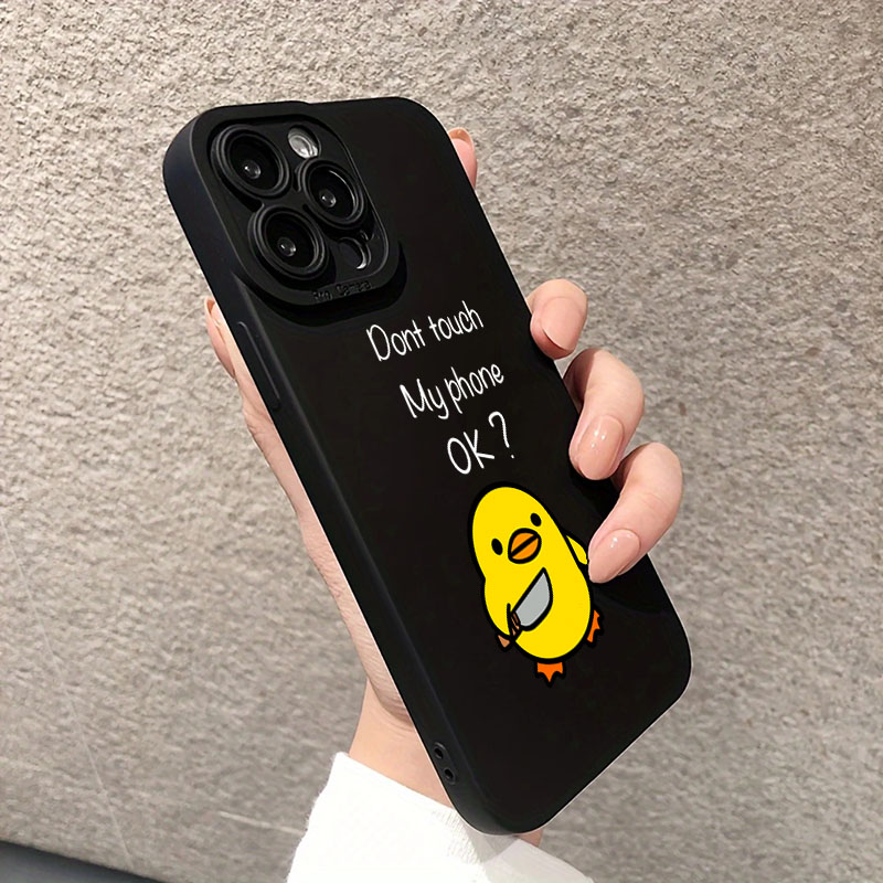かわいいミニマリスト風カートゥーンダックシリコン製iPhon - Phone Cases Amazon のレビューと価格