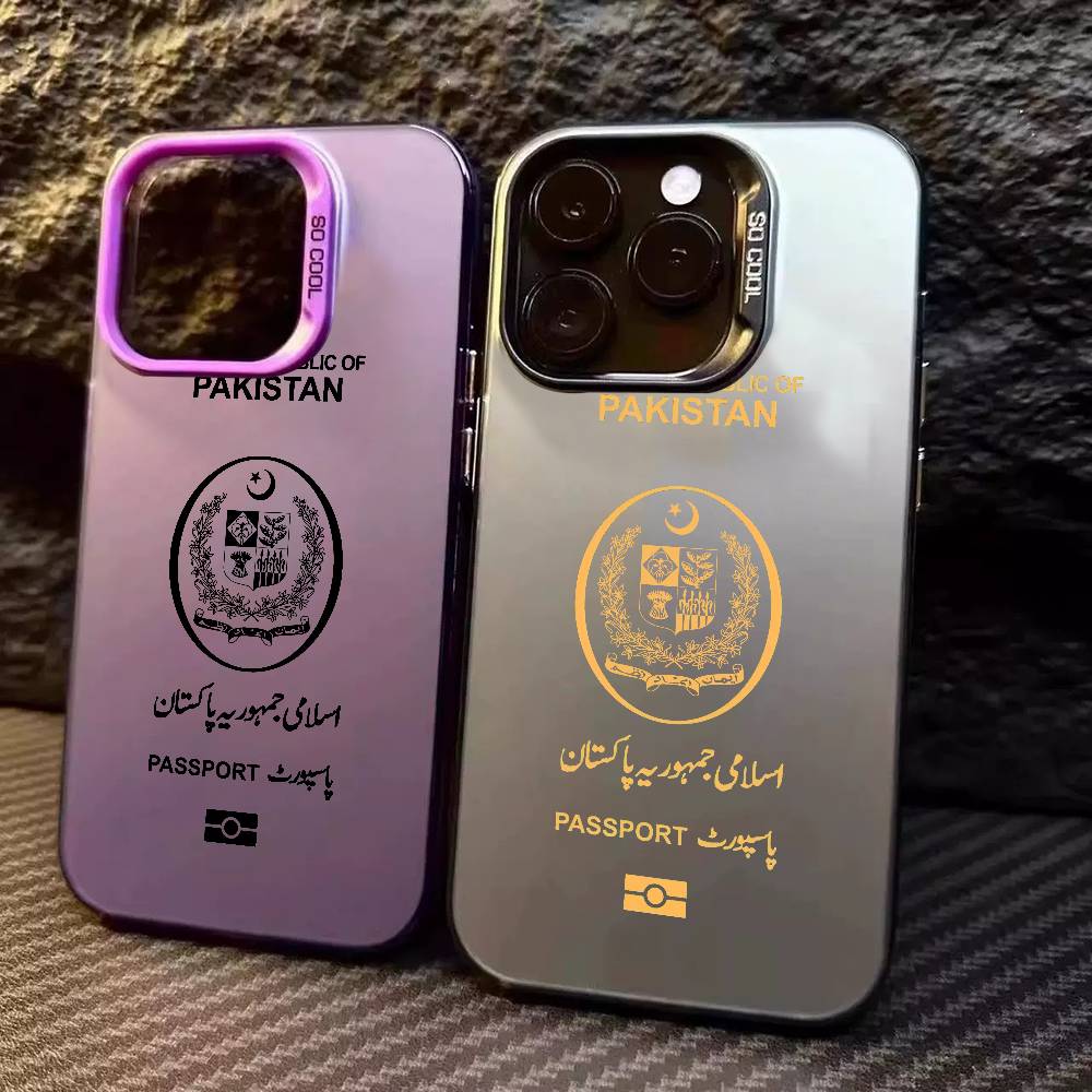 パキスタンパスポート柄 iPhone 17 16 15 14 - Phone Cases Pakistan のレビューと価格