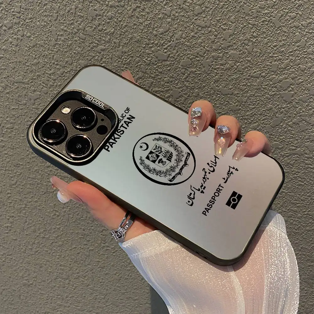 パキスタンパスポート柄 iPhone 17 16 15 14 - Phone Cases Pakistan のレビューと価格