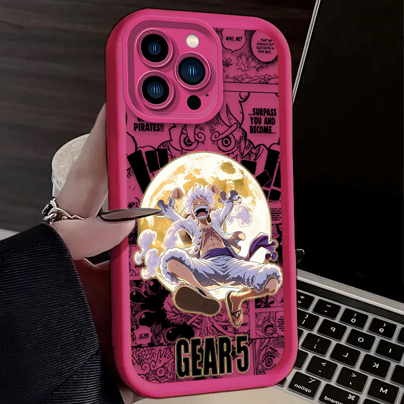 ワンピース ギア5 ルフィ ニカムーン ソフトフォンケース  - Phone Cases One Piece のレビューと価格