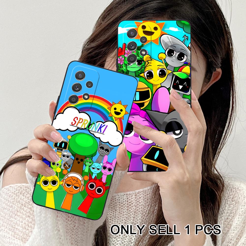 S-Sprunki 音楽デザインのスマートフォンケース。Sa - Phone Cases For Samsung A14 のレビューと価格