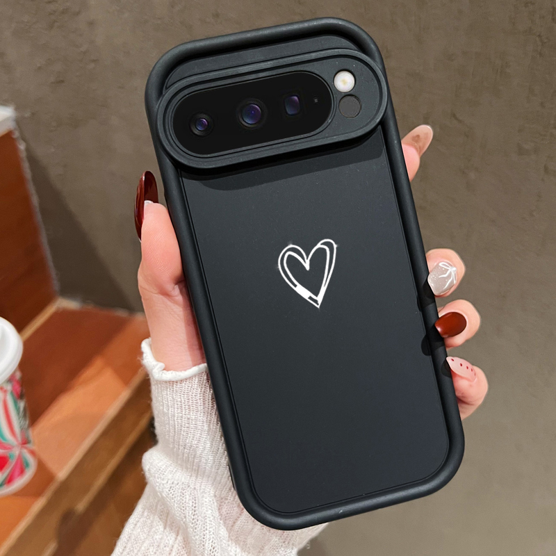 シンプルな愛のパターンソフトケース Google Pixel - Phone Cases Pixel 9A のレビューと価格