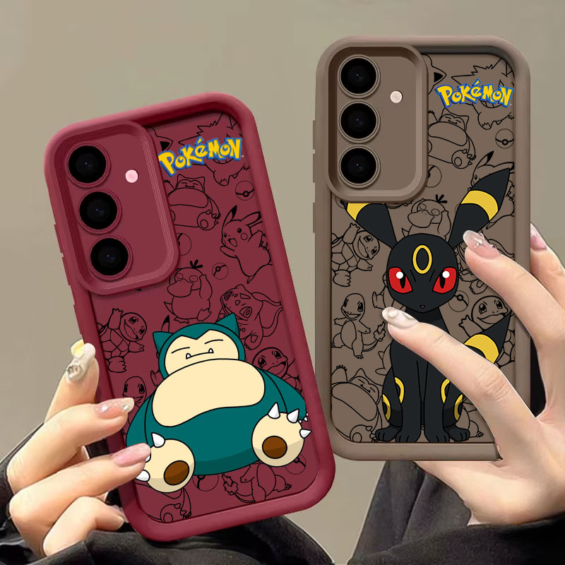 カビゴン、アンブレオン、ポケモンアニメS26ウルトラケース、 - Phone Cases Samsung S25 のレビューと価格