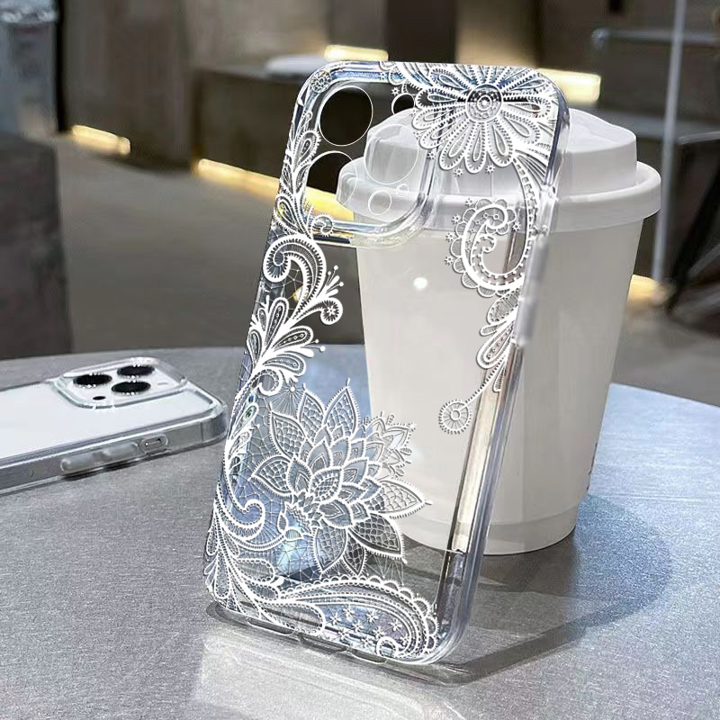 トレンディな黒レースの花柄スマホケース Xiaomi Poc - Phone Cases Xiaomi のレビューと価格