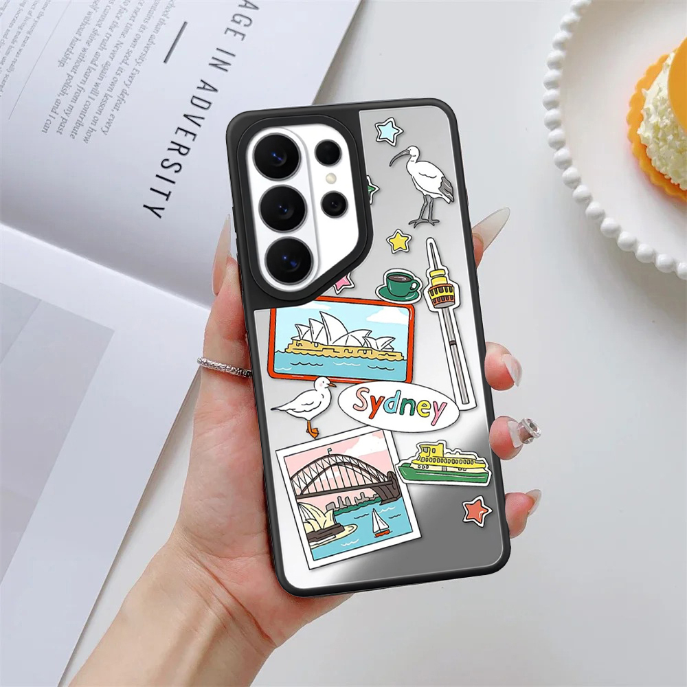 メルボルン トラベルミラー サーフェス マグネティックフォン - Phone Cases Melbourne のレビューと価格