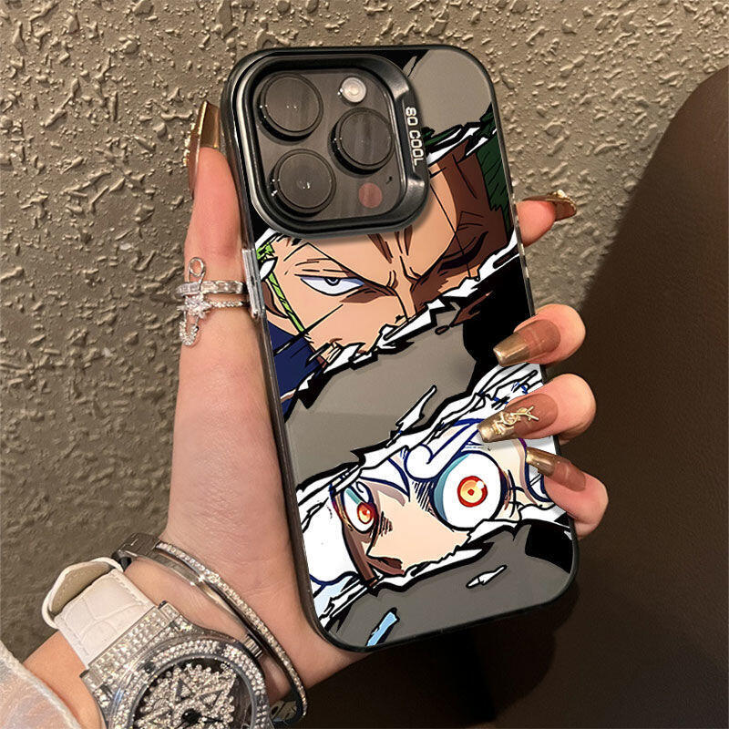 ワンピースアニメ漫画電話ケース耐衝撃保護バックカバースタイリ - Phone Cases One Piece のレビューと価格