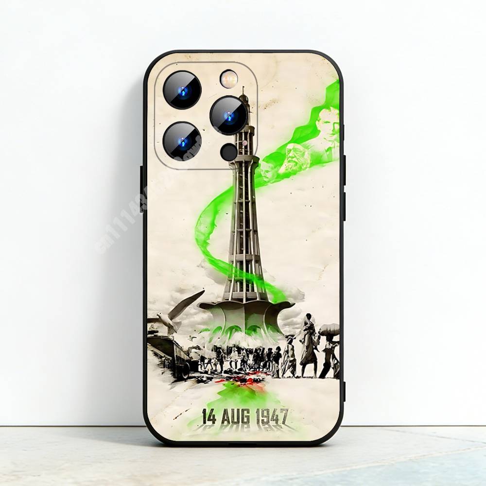 パキスタンの塔と国章をあしらったiPhone 18、17、1 - Phone Cases Pakistan のレビューと価格
