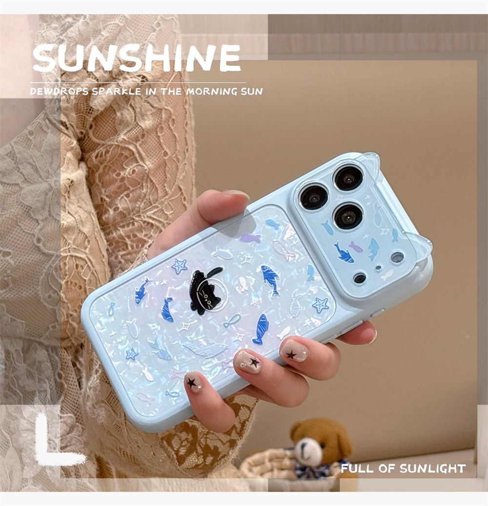 かわいい子猫と魚の漫画柄iPhoneケース iPhone 1 - Phone Cases Amazon のレビューと価格
