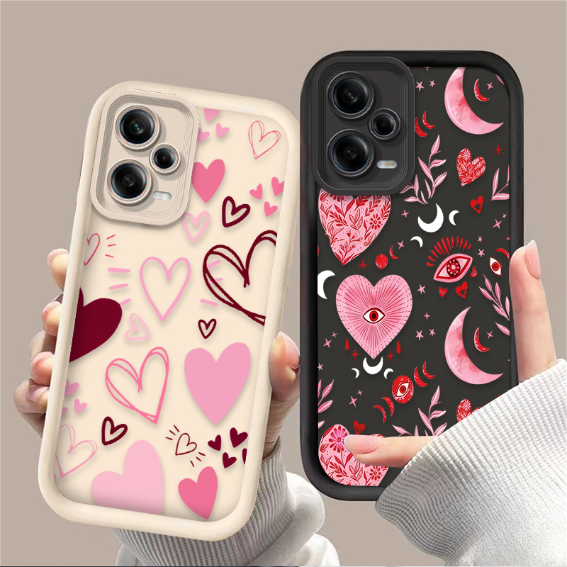 ピンクのハート型スマホケース Xiaomi Redmi A5 - Phone Cases Xiaomi のレビューと価格