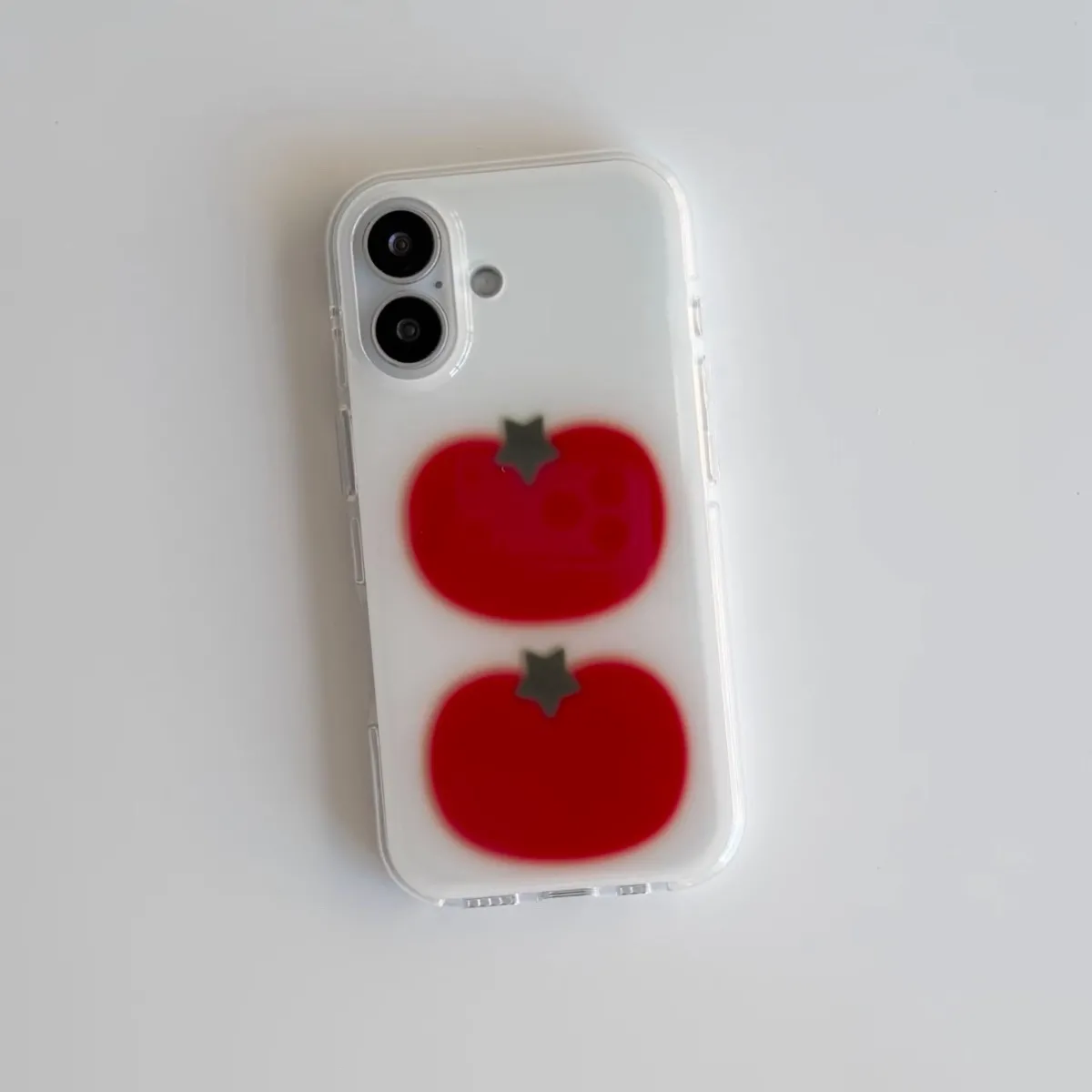 韓国風 インス風 テッド トマト 漫画 かわいい クリエイテ - Cute Cartoon Case のレビューと価格