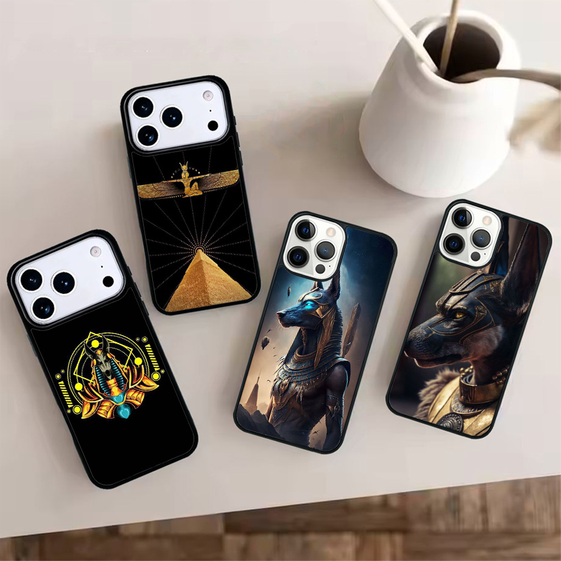 エジプト、ネフェルティティ、アヌビス、アンクのデザインが施さ - Phone Cases Egypt のレビューと価格