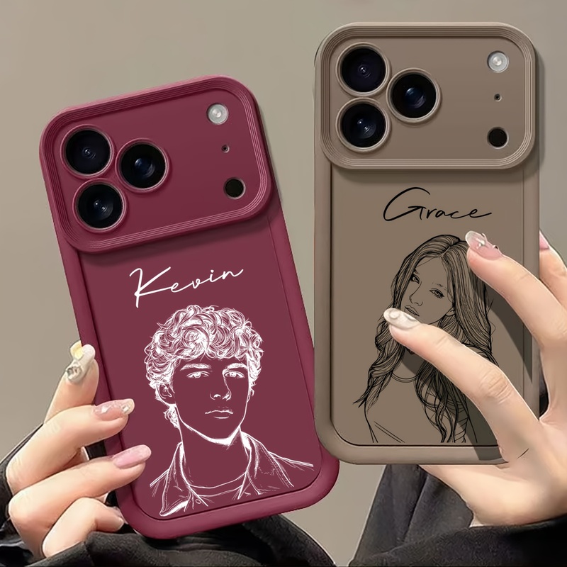 パーソナライズされたカスタムDIY名入れ漫画パターンスケッチ - Phone Cases Personalised のレビューと価格