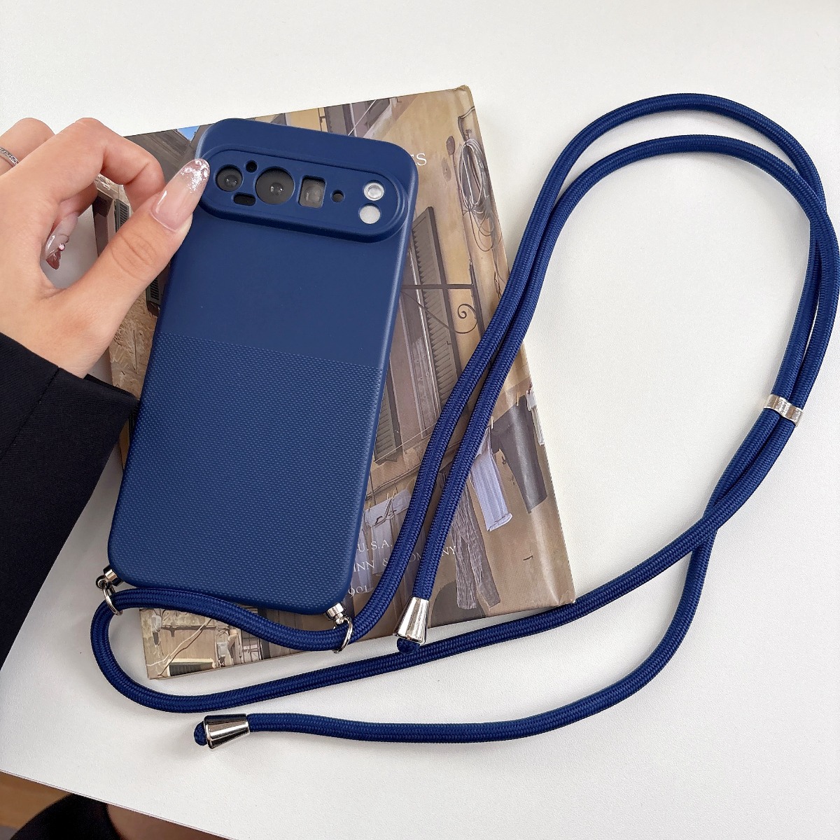 クロスボディランヤードストラップ付きマットTPUスマホケース - Phone Cases Pixel 9A のレビューと価格
