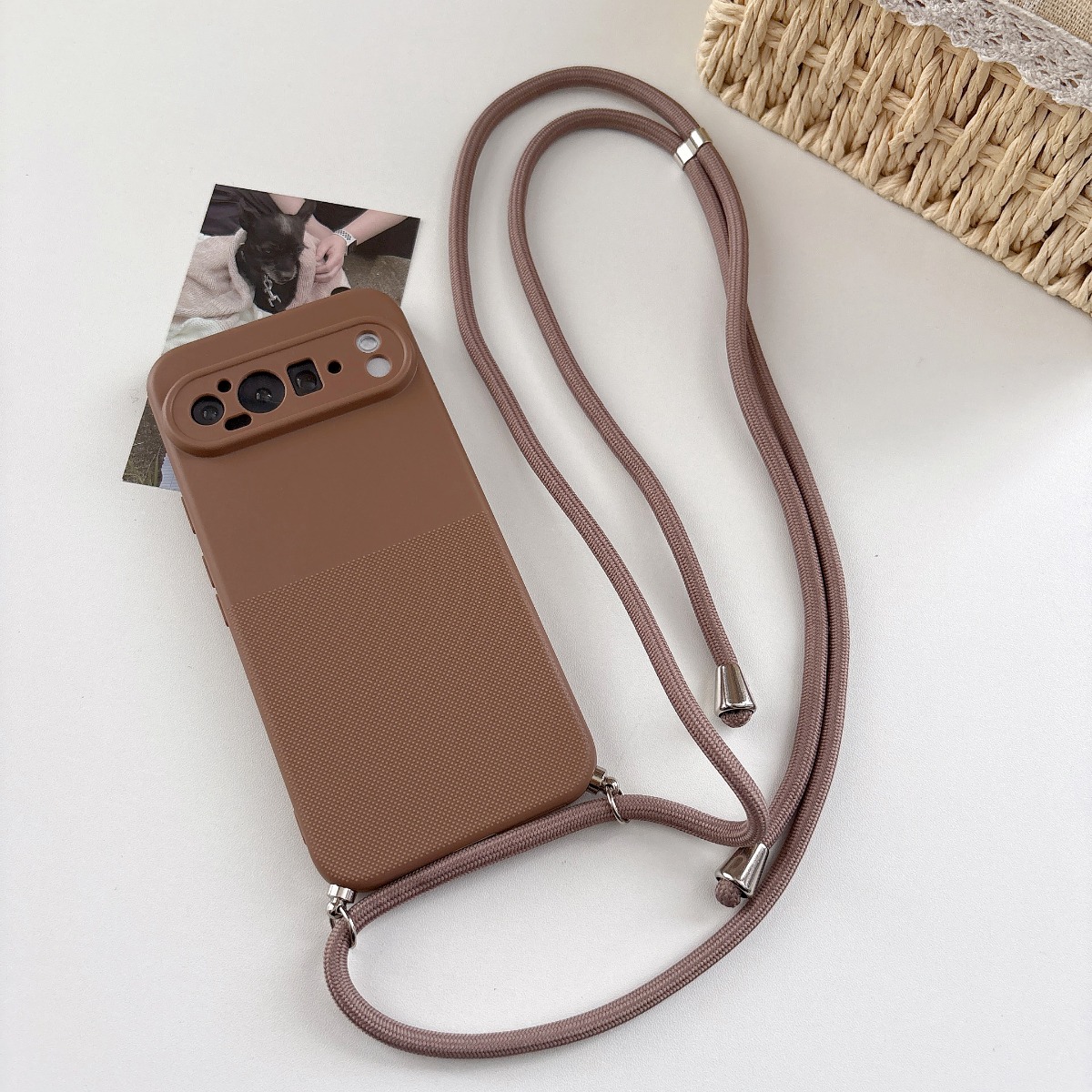 クロスボディランヤードストラップ付きマットTPUスマホケース - Phone Cases Pixel 9A のレビューと価格