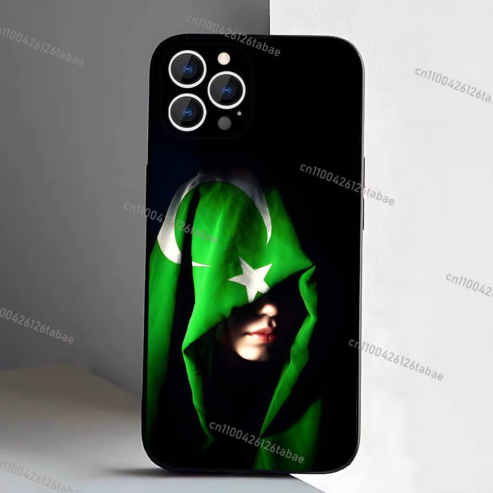 パキスタン国旗柄 ブラックソフトケース iPhone 17  - Phone Cases Pakistan のレビューと価格