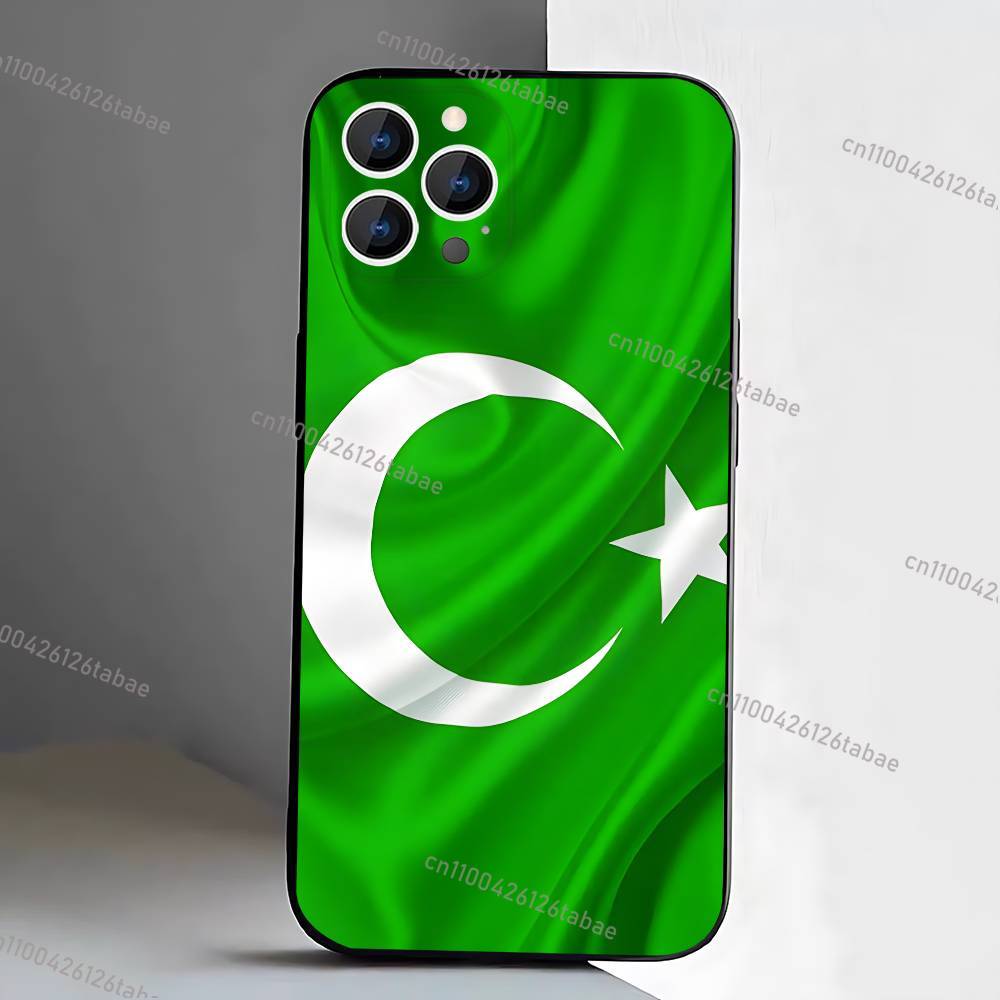 パキスタン国旗柄 ブラックソフトケース iPhone 17  - Phone Cases Pakistan のレビューと価格