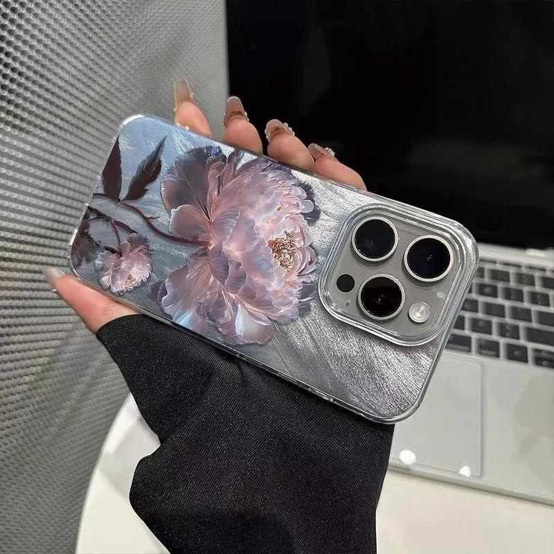 ピンクの牡丹と蓮の模様のスマホケース、Samsung Gal - Phone Cases For Samsung A14 のレビューと価格