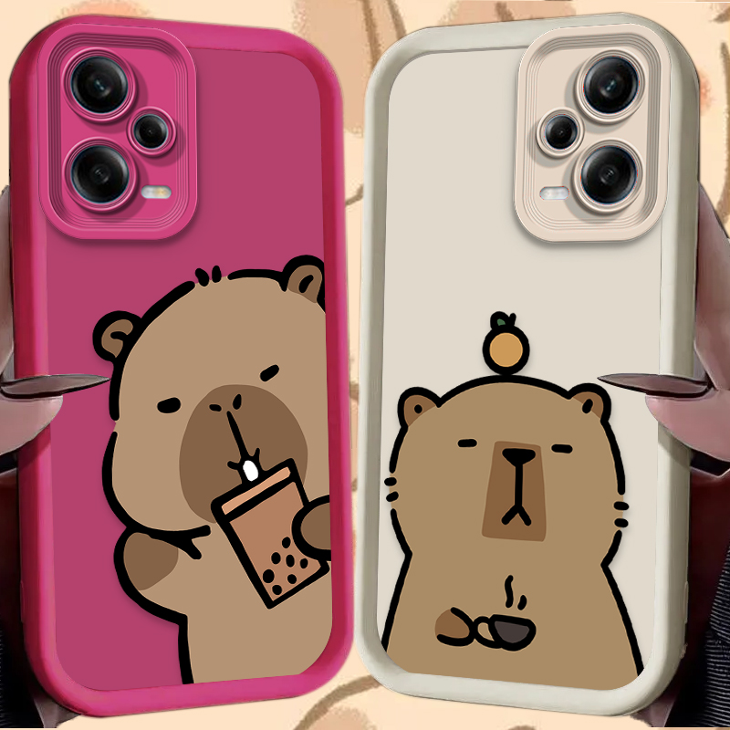 漫画風のかわいいカピバラのスマホケース Xiaomi Red - Cute Cartoon Case のレビューと価格
