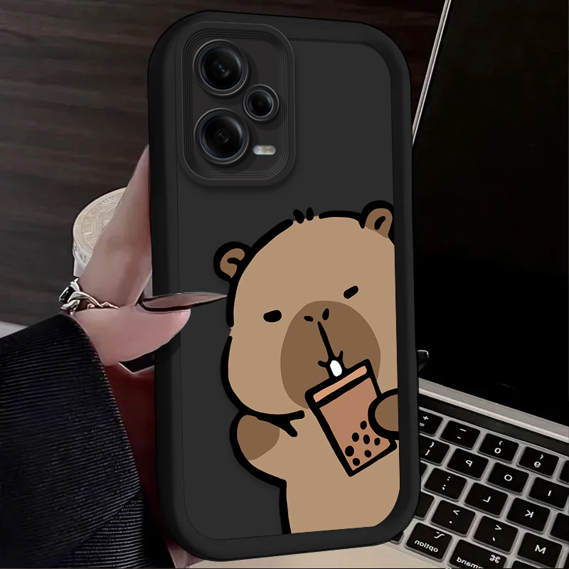 漫画風のかわいいカピバラのスマホケース Xiaomi Red - Cute Cartoon Case のレビューと価格