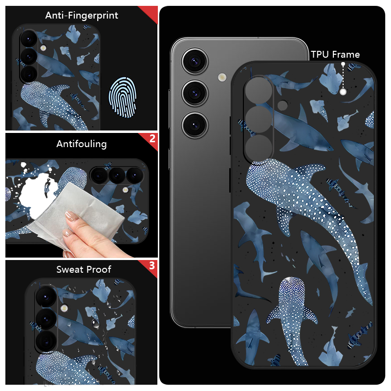 クジラ柄のランヤードケース Samsung Galaxy A - Phone Cases For Samsung A14 のレビューと価格