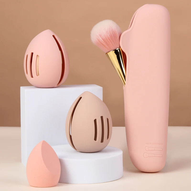 1 個メイクスポンジホルダー環境に優しいシリコーン多穴美容卵 - Phone Cases The Dairy のレビューと価格