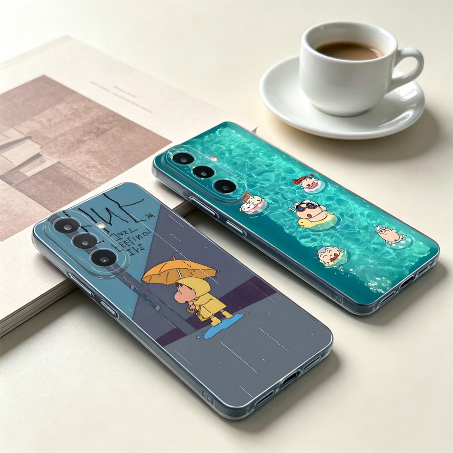 黄色い傘を持つ少年のスマホケース（Samsung Galax - Phone Cases For Samsung A14 のレビューと価格