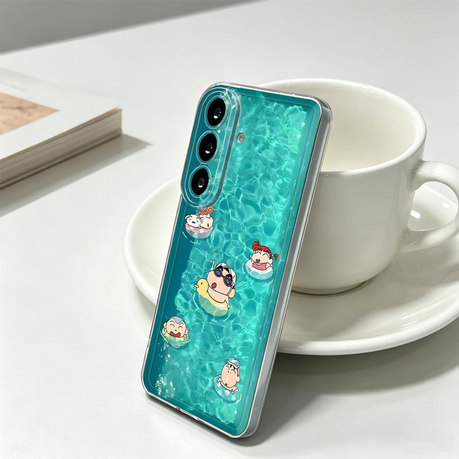 黄色い傘を持つ少年のスマホケース（Samsung Galax - Phone Cases For Samsung A14 のレビューと価格