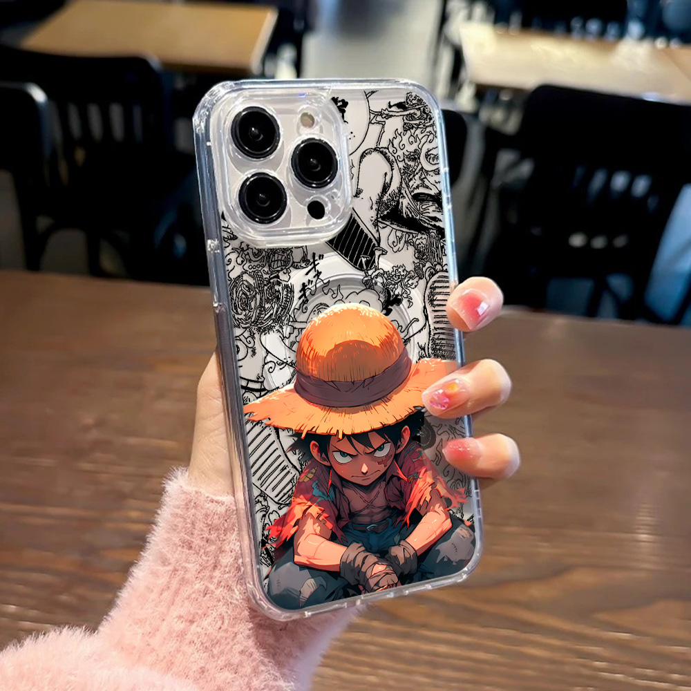ホットアニメワンピース マグネット式スマホケース iPhon - Phone Cases Amazon のレビューと価格